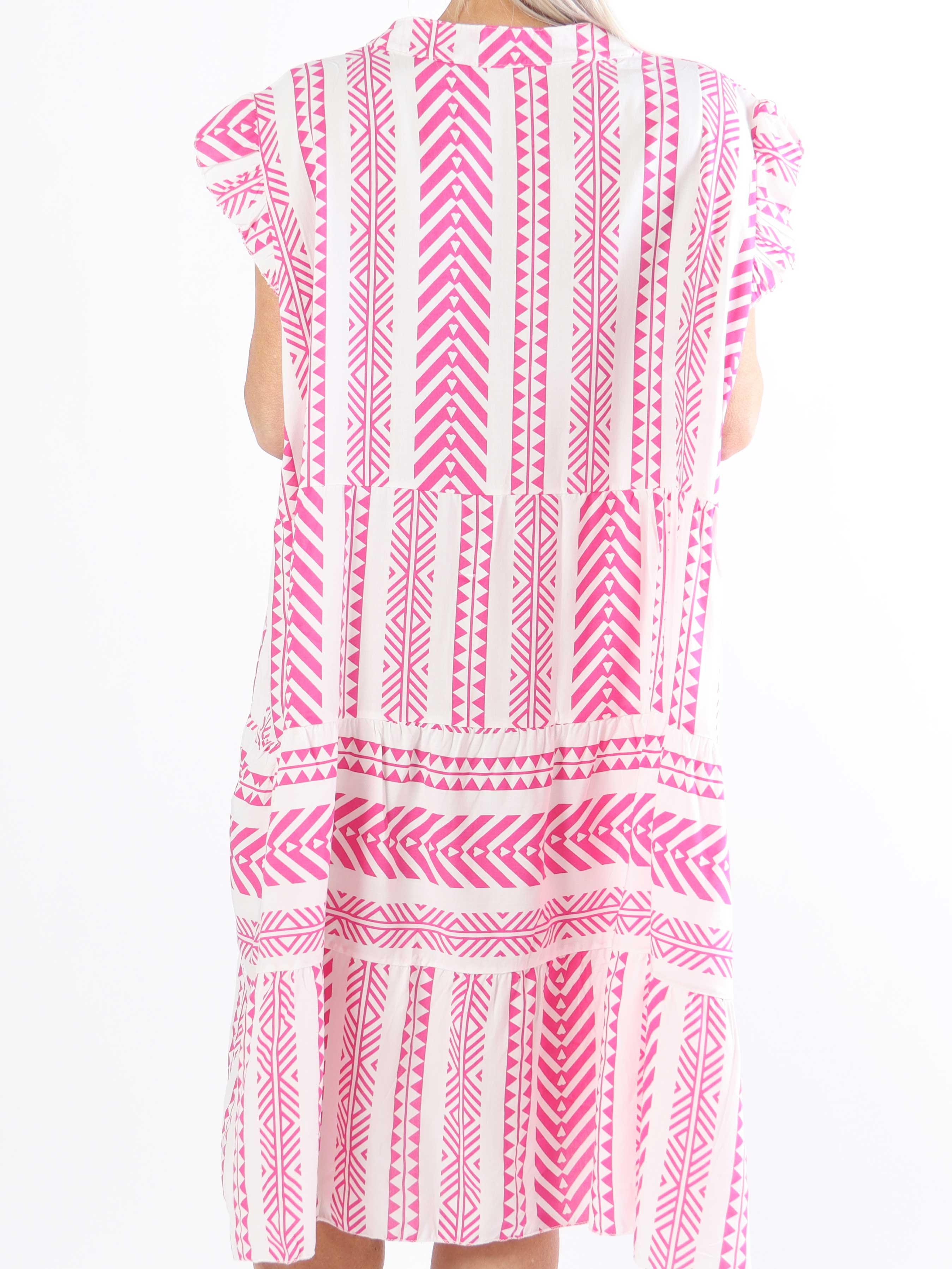 Samiya - Sød plus size kjole med motiv